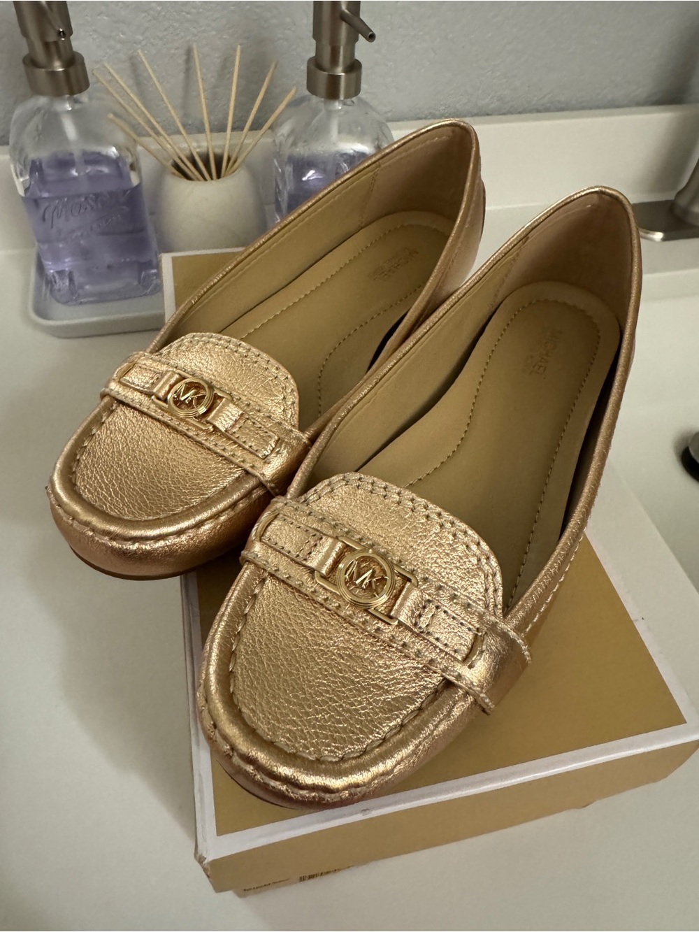 Michael Kors Mandy Moc pure gold
